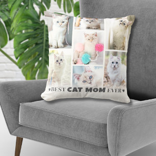 Personalised Photo Cat Mum Cushion