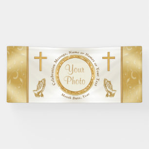 Personalised PHOTO, Christian Banner for Sale