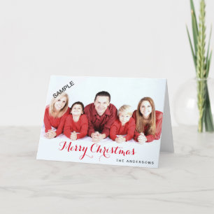 Personalised Photo Christmas Card