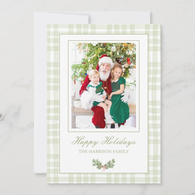 Personalised Photo Christmas Card (Front)