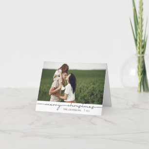 Personalised Photo Christmas Card