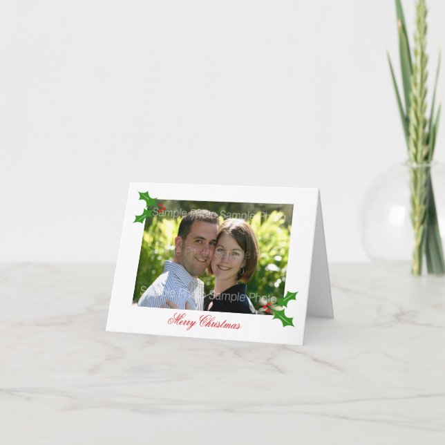 Personalised Photo Christmas Cards (Front)