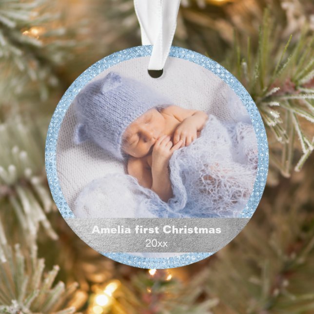 Personalised Photo Christmas Ornament Gift (Tree)