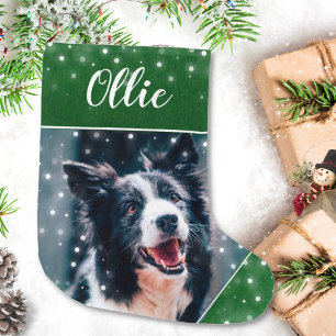 Personalised Photo Christmas Pet Stocking