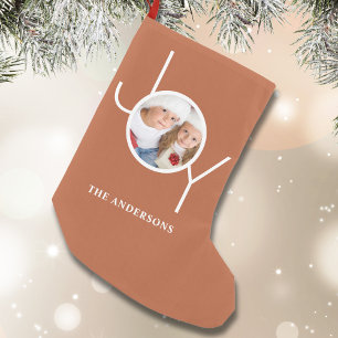 Personalised Photo Christmas Small Christmas Stocking