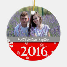 Personalised Photo Christmas Tree Ornament 2016