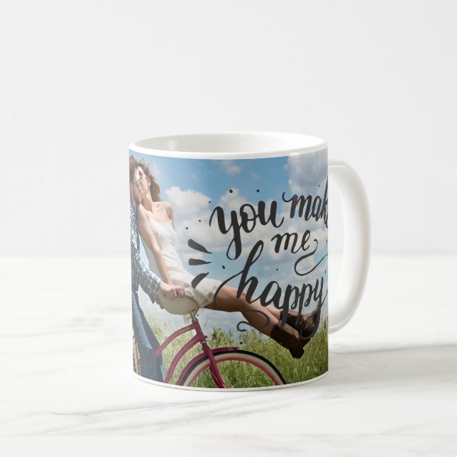 Personalised photo coffee mug (Front Right)