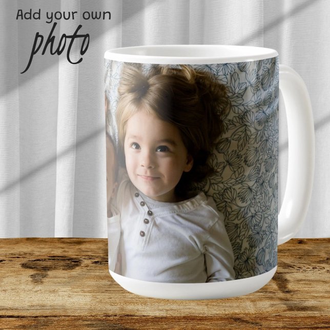 Personalised Photo  Coffee Mug (Personalized Photo Coffee Mug. Add your own photograph or artwork. Custom gifts and keepsake mugs)