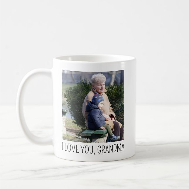 Personalised Photo Coffee Mug Birthday Gift, Custo (Left)
