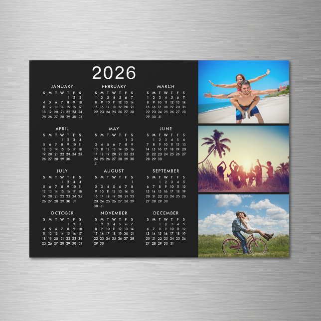 Personalised Photo Collage 2022 Calendar Magnet (Creator Uploaded)