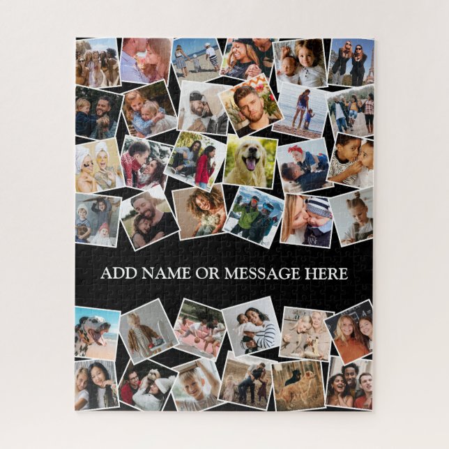 Personalised Photo Collage 36 Picture Jigsaw Puzzle (Vertical)