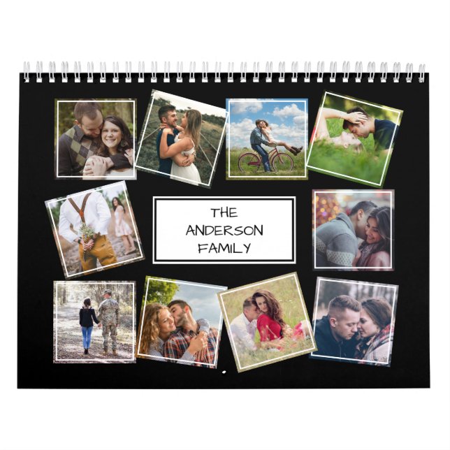 Personalised Photo Collage Calendar (Cover)