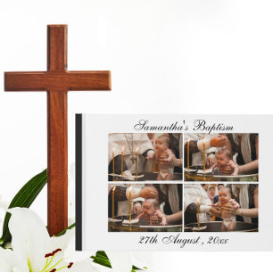 Personalised Photo Collage Christening Baptism  Guest Book