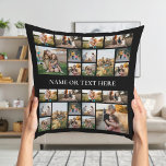 Personalised Photo Collage Cushion<br><div class="desc">Create Your Own Personalised Photo Throw Pillow</div>