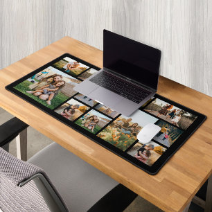 Personalised Photo Collage Desk Mat