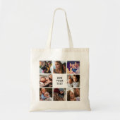 Personalised Photo Collage Friends Family Tote Bag (Front)