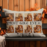 Personalised Photo Collage Gift Best Gigi Ever<br><div class="desc">Introducing our "Personalised Photo Collage Best Gigi Ever Accent Pillow, " a special and heartwarming addition to your home decor. This 12" x 16" pillow is designed with the "Best Gigi Ever" in mind, featuring eight dedicated slots to hold your favourite pictures of the grandkids. Crafted from high-quality spun polyester,...</div>
