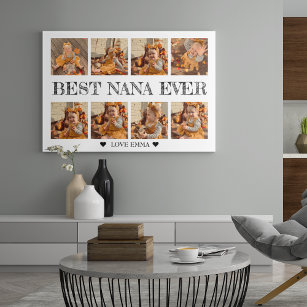 Personalised Photo Collage Gift Best Nana Ever Acrylic Print