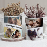 Personalised Photo Collage Love Mum Family Coffee Mug<br><div class="desc">Easily create your own personalised keepsake mug with your custom photos. Makes a great gift for Mother's day or special occasions.</div>