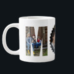 Personalised Photo Collage MOM Large Coffee Mug<br><div class="desc">Celebrate your mum with a heartfelt and beautiful keepsake. This coffee mug features Letter frame with your favourite photo,  forming word MOM. Perfect  for mother's day ,  birthdays or just to show appreciation. Personalise this coffee mug by adding your choice of photo to make it truly special.</div>