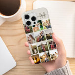 Personalised Photo Collage Monogram iPhone 15 Pro Max Case<br><div class="desc">Personalised Photo Collage Monogram iPhone Case</div>