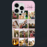 Personalised Photo Collage Monogram iPhone 15 Pro Max Case<br><div class="desc">Personalised Photo Collage Monogram iPhone Case</div>