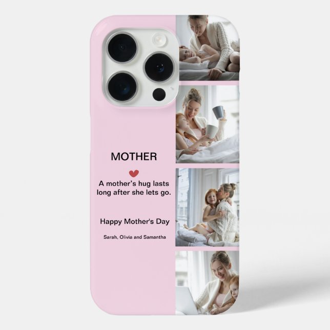 Personalised Photo Collage | Mother's Day Gift -  Case-Mate iPhone Case (Back)