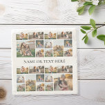 Personalised Photo Collage Stone Coaster<br><div class="desc">Create Your Own Personalised Photo Stone Coaster</div>