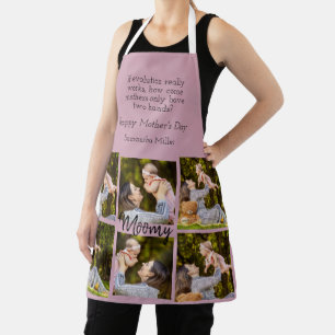 Personalised Photo Collage Text - Kitchen Apron
