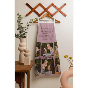 Personalised Photo Collage Text - Kitchen Apron