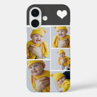 Personalised Photo Collage With Heart