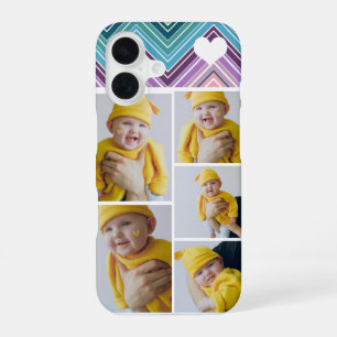Personalised Photo Collage With Heart iPhone 16 Case