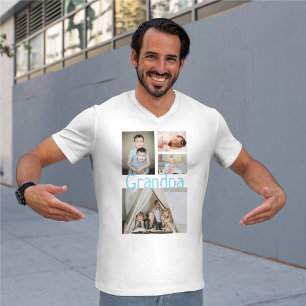 Personalised Photo Collage With Text T-Shirt