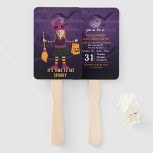Personalised Photo Costume Party Halloween Kids Hand Fan