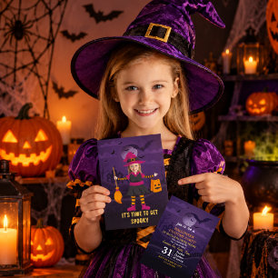 Personalised Photo Costume Party Halloween Kids Invitation