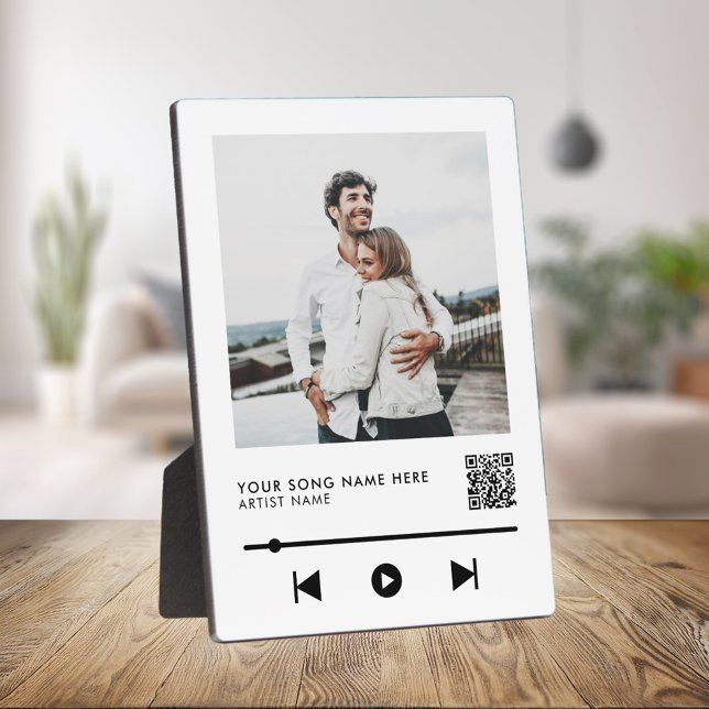 Personalised Photo Couple Love Song Plaque (Creator Uploaded)
