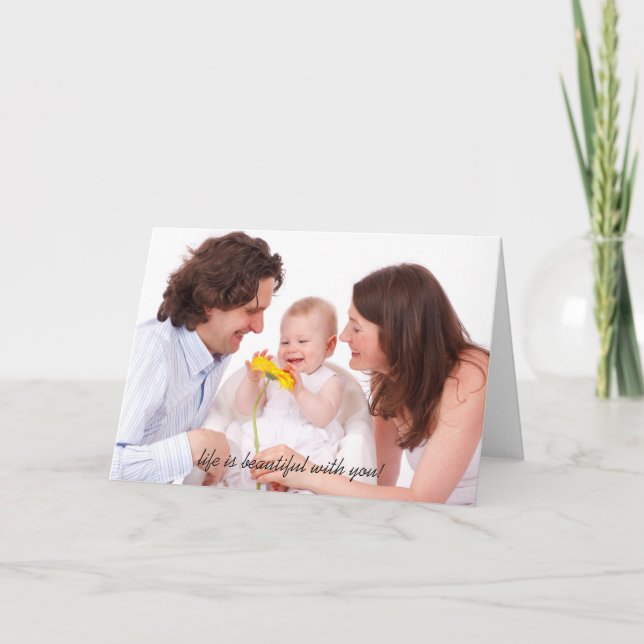 Personalised Photo Create Your Own Card (Front)