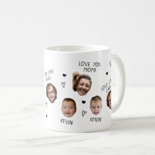 Personalised Photo Cup Custom Family Funny Face