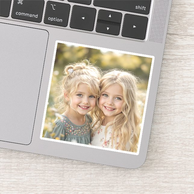 Personalised Photo Custom Family Photo Sticker (Detail)