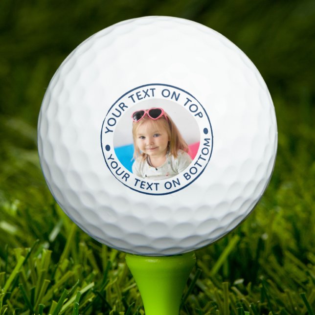 Personalised Photo Custom Text Golf Balls (Creator Uploaded)