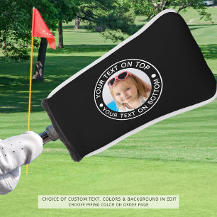 Personalised Photo Custom Text Golf Head Cover