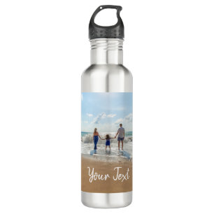 Personalised Photo & Custom Text Template   710 Ml Water Bottle