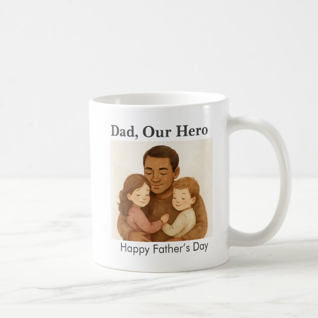 Personalised Photo Dad Coffee Mug (Right)