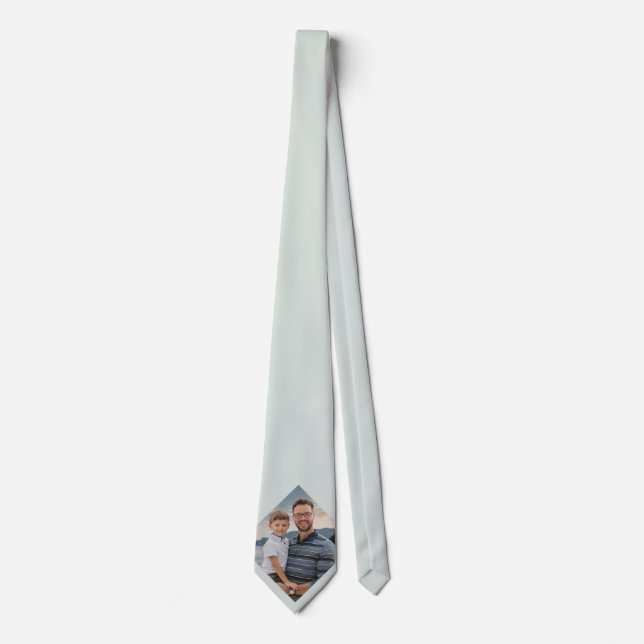 Personalised Photo Dad Father’s Day Gift Tie (Front)