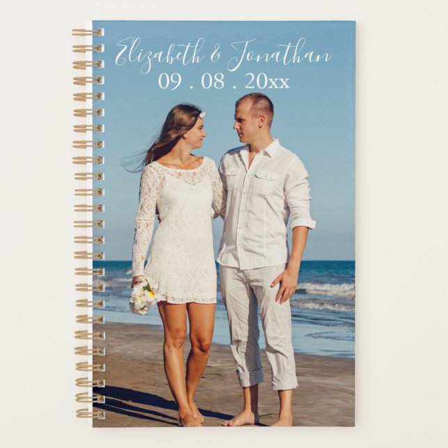 Personalised Photo Destination Wedding Planner (Front)