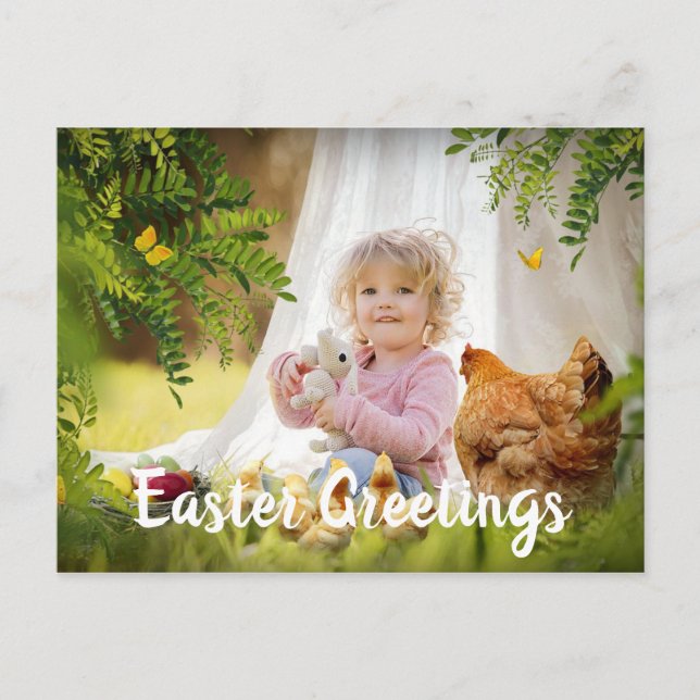 Personalised Photo Easter Postcard (Front)