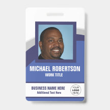 Personalised Photo Employee Badge