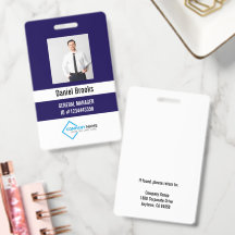 Personalised Photo Employee Logo Badge