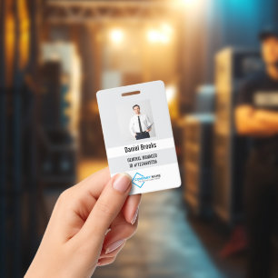 Personalised Photo Employee Logo Badge ID Badge