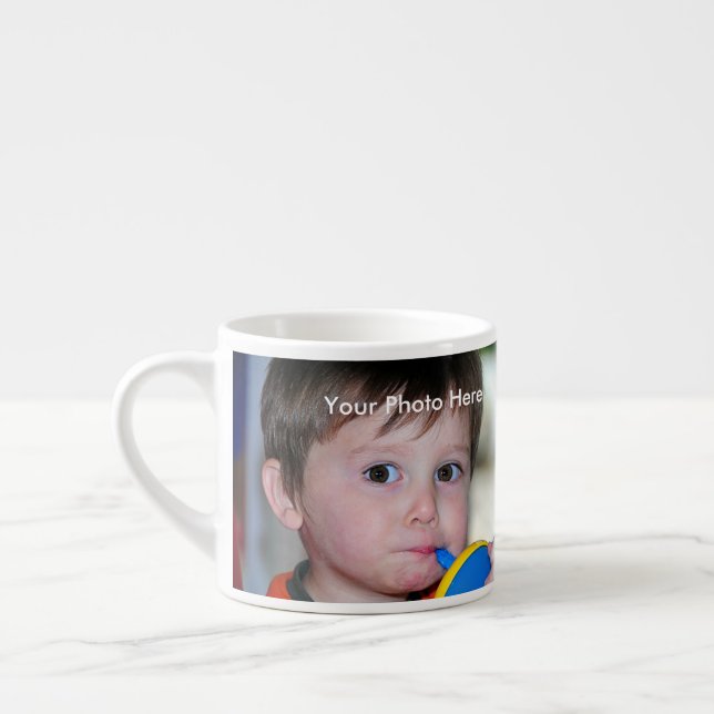 Personalised Photo Espresso Mug (Left)